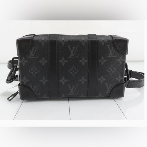 Authentic Louis Vuitton Black Monogram Unisex Soft Truck Wallet Bag - Picture 2 of 10